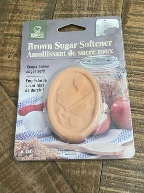 Rowoco Terracotta Brown Sugar Softener & Saver Disc - New In Pack